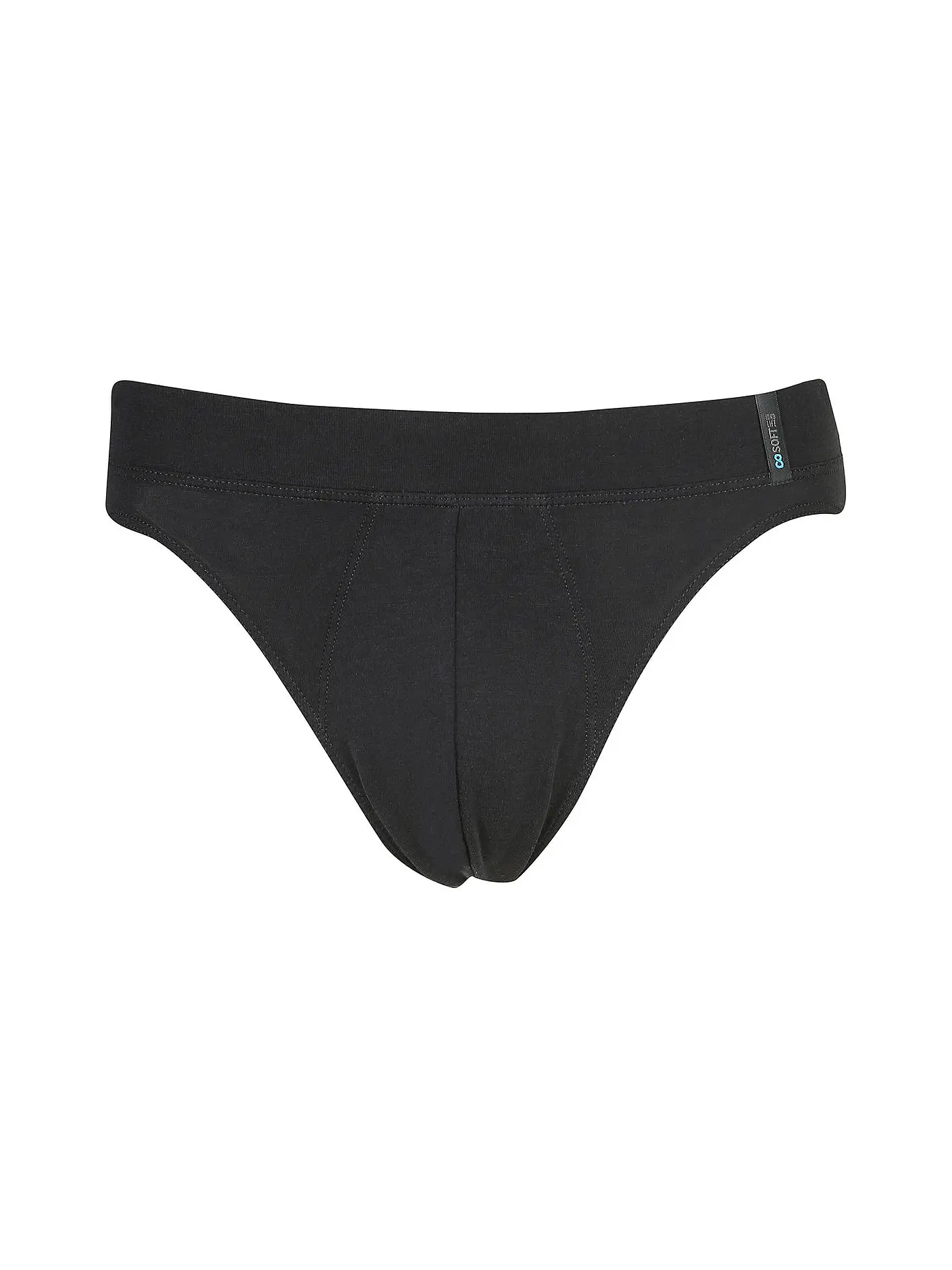 SCHIESSER | Slip "Long Life Soft" (Weiss) | blau